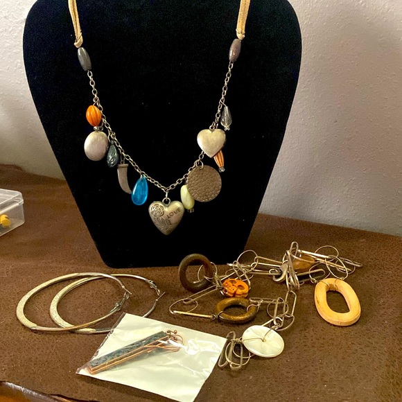 American Eagle Boho Chic Necklace & Earring Set - Picture 1 of 15